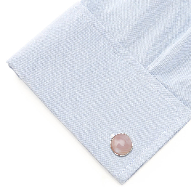 Sterling Silver Classic Formal Pink Mother of Pearl 5-Stud Set Ox and Bull Trading Co. Stud Set - Paul Malone.com