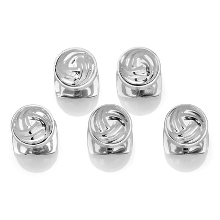 Modern Knot Sterling Silver 5-Studs Ox and Bull Trading Co. Studs - Paul Malone.com
