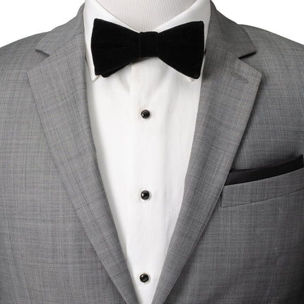 Opulent Sterling Silver Ribbed Onyx 5-Studs Ox and Bull Trading Co. Studs - Paul Malone.com