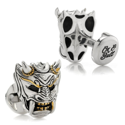 Samurai Mask Cufflinks Cufflinks.com Cufflinks - Paul Malone.com