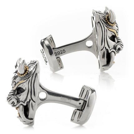 Samurai Mask Cufflinks Cufflinks.com Cufflinks - Paul Malone.com