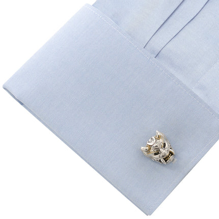 Samurai Mask Cufflinks Cufflinks.com Cufflinks - Paul Malone.com