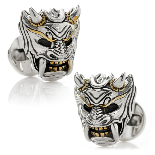 Samurai Mask Cufflinks Cufflinks.com Cufflinks - Paul Malone.com