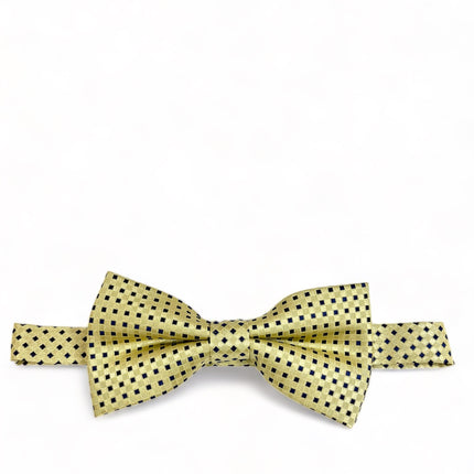 Yellow Classic Diamond Patterned Bow Tie Paul Malone Bow Ties - Paul Malone.com