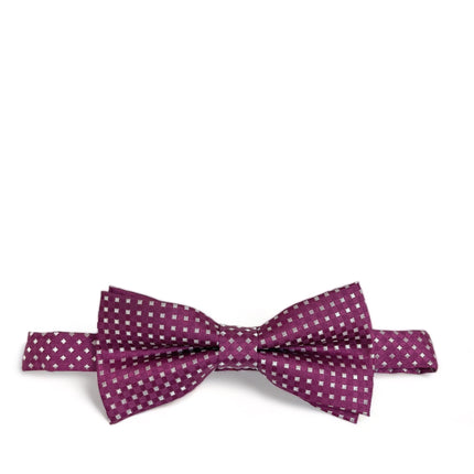 Pink Classic Diamond Patterned Bow Tie Paul Malone Bow Ties - Paul Malone.com