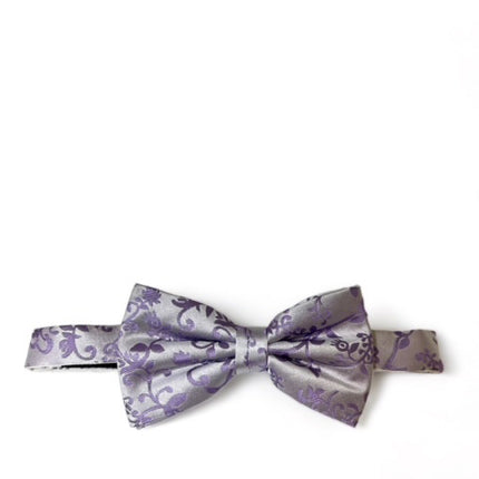 Lavender Vines Silk Bow Tie Paul Malone Bow Ties - Paul Malone.com