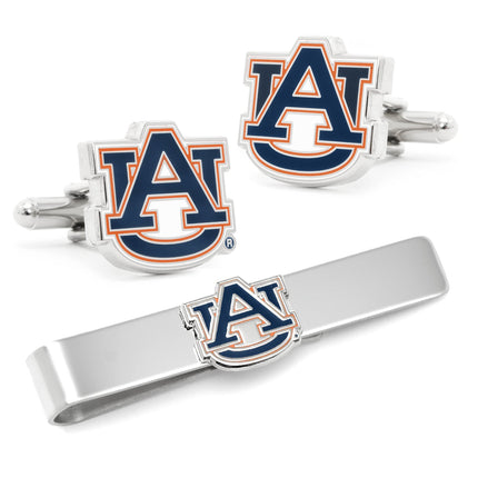 NCAA Auburn University Tigers Cufflinks and Tie Bar Gift Set NCAA Tie Bar Gift Set - Paul Malone.com