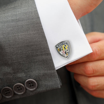 NFL Baltimore Ravens Shield Cufflinks NFL Cufflinks - Paul Malone.com