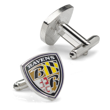 NFL Baltimore Ravens Shield Cufflinks NFL Cufflinks - Paul Malone.com