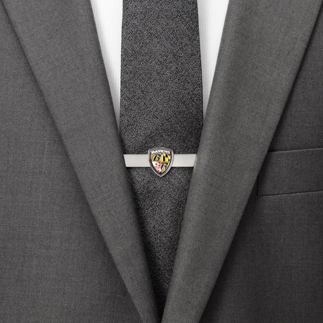 NFL Baltimore Ravens Cufflinks and Shield Tie Bar Gift Set