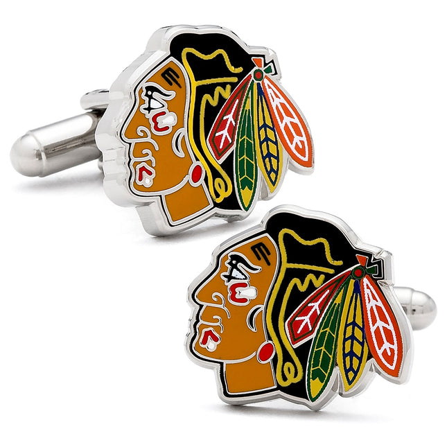 NHL Chicago Blackhawks Cufflinks NHL Cufflinks - Paul Malone.com
