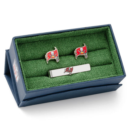 NFL Tampa Bay Buccaneers Cufflinks and Tie Bar Gift Set NFL Tie Bar Gift Set - Paul Malone.com