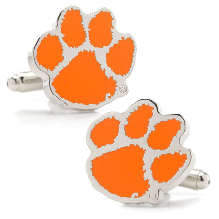 NCAA Clemson University Tigers Cufflinks & Tie Bar Gift Set NCAA Gift Set - Paul Malone.com