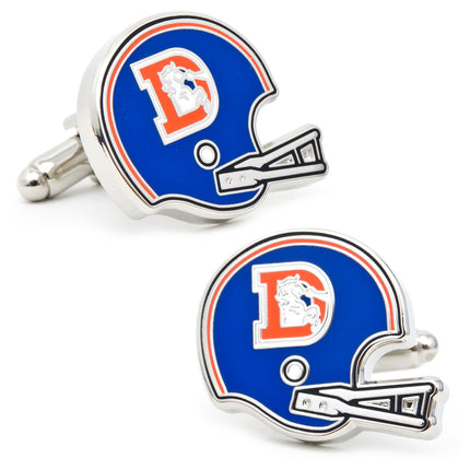 NFL Denver Broncos Throwback Helmet Cufflinks NFL Cufflinks - Paul Malone.com