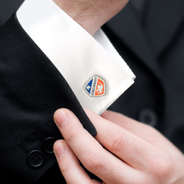 MLS FC Cincinnati Cufflinks MLS Cufflinks - Paul Malone.com