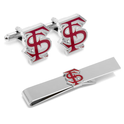 NCAA Florida State University Cufflinks and Tie Bar Gift Set NCAA Tie Bar Gift Set - Paul Malone.com