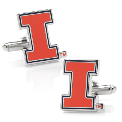 NCAA University of Illinois Cufflinks and Tie Bar Gift Set NCAA Tie Bar Gift Set - Paul Malone.com
