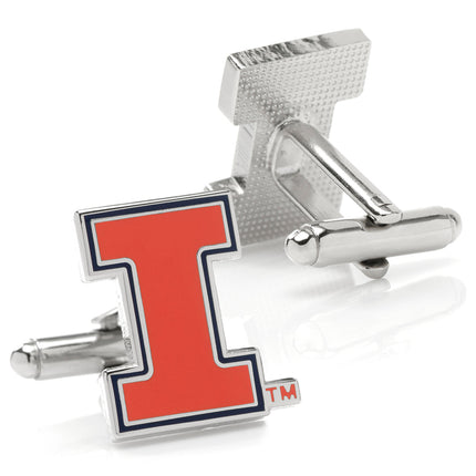 NCAA University of Illinois Cufflinks and Tie Bar Gift Set NCAA Tie Bar Gift Set - Paul Malone.com