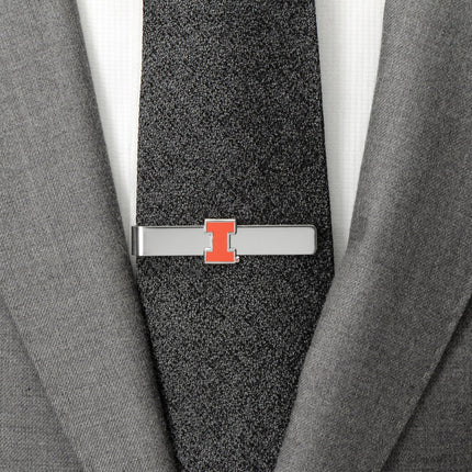 NCAA University of Illinois Cufflinks and Tie Bar Gift Set NCAA Tie Bar Gift Set - Paul Malone.com
