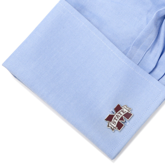NCAA Mississippi State Bulldogs Cufflinks NCAA Cufflinks - Paul Malone.com