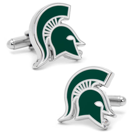 NCAA Michigan State Spartans Cufflinks and Tie Bar Gift Set NCAA Tie Bar Gift Set - Paul Malone.com