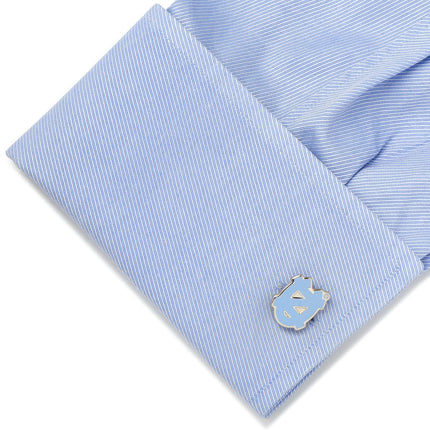 NCAA North Carolina Tar Heels Cufflinks and Tie Bar Gift Set