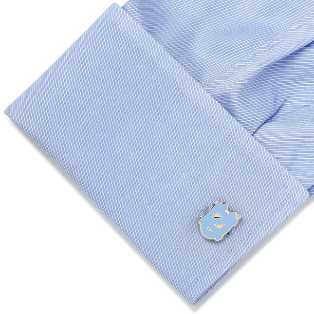 NCAA North Carolina Tar Heels Cufflinks and Tie Bar Gift Set