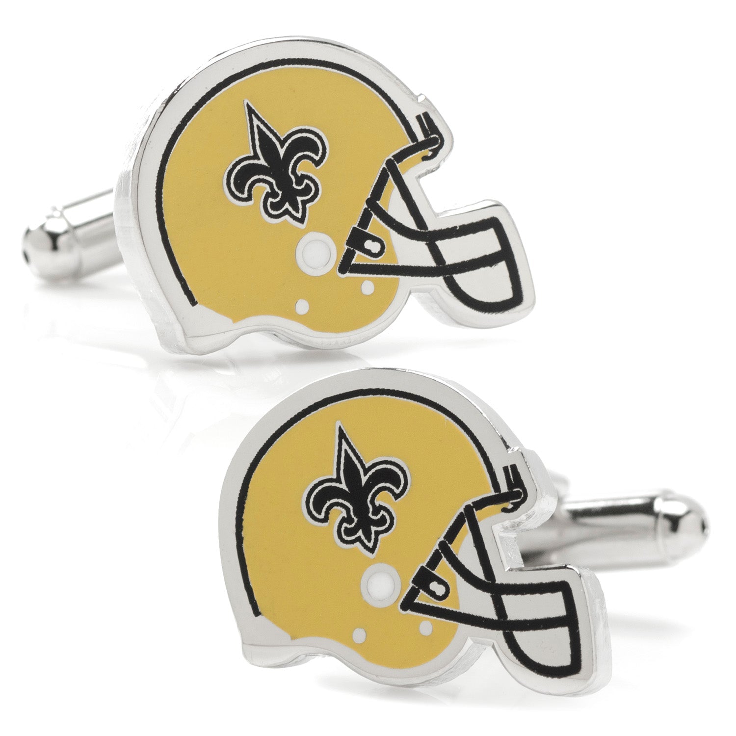 NFL- Retro New Orleans Saints Helmet Cufflinks