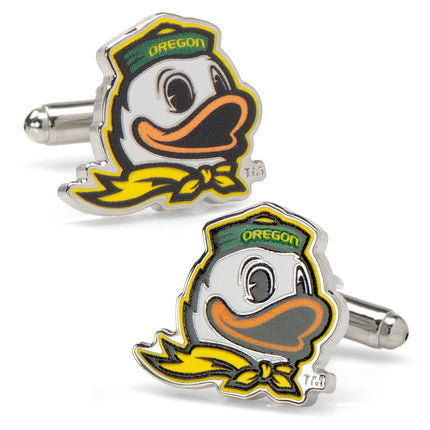 NCAA Oregon Ducks Mascot Cufflinks and Lapel Pin Gift Set NCAA Gift Set - Paul Malone.com