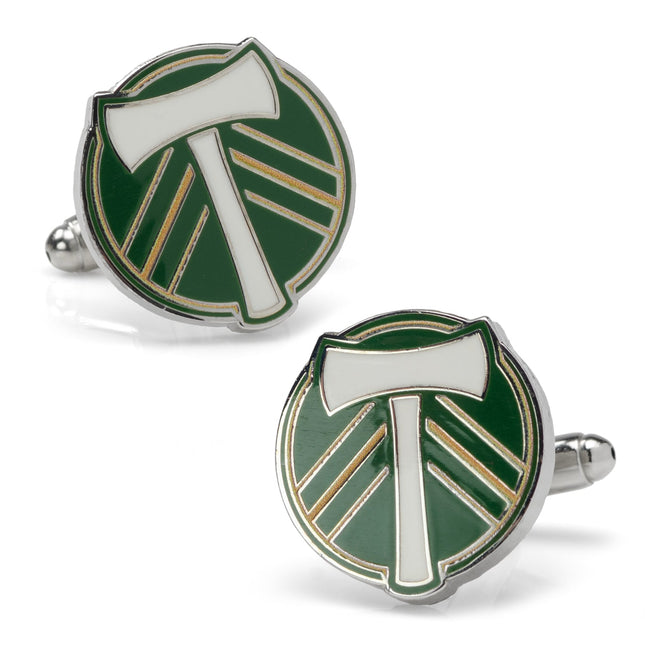 MLS Portland Timbers Cufflinks and Lapel Pin Gift Set MLS Gift Set - Paul Malone.com