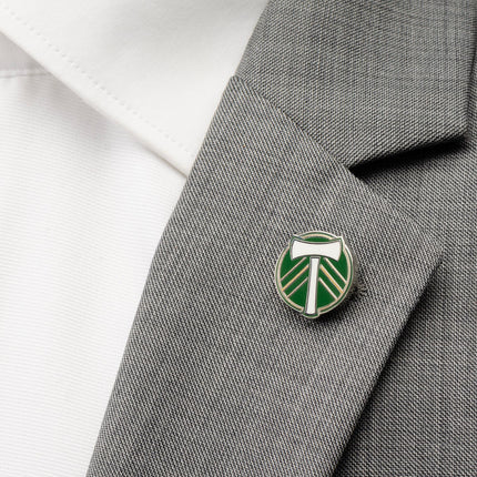 MLS Portland Timbers Cufflinks and Lapel Pin Gift Set MLS Gift Set - Paul Malone.com