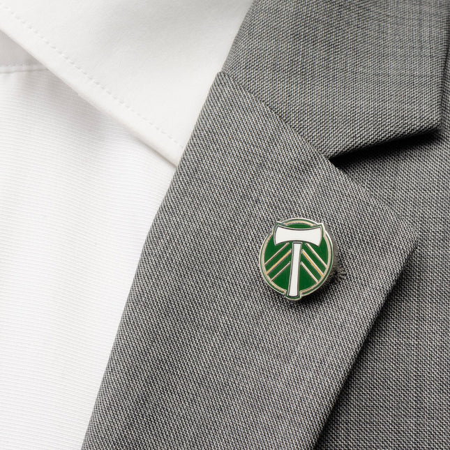 MLS Portland Timbers Cufflinks and Lapel Pin Gift Set MLS Gift Set - Paul Malone.com