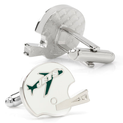 NFL New York Jets Retro Helmet Cufflinks NFL Cufflinks - Paul Malone.com