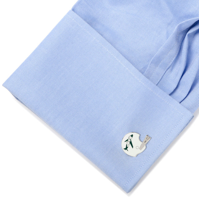 NFL New York Jets Retro Helmet Cufflinks Cufflinks.com Cufflinks - Paul Malone.com