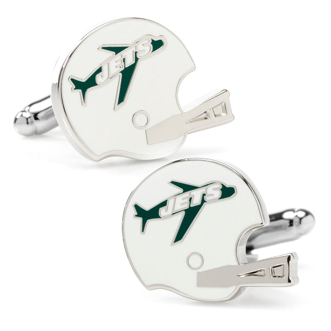 NFL New York Jets Retro Helmet Cufflinks Cufflinks.com Cufflinks - Paul Malone.com
