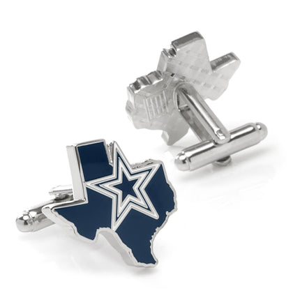 NFL Dallas Cowboys State Shaped Cufflinks NFL Cufflinks - Paul Malone.com