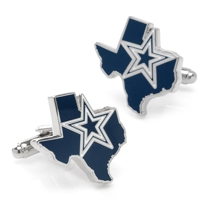 NFL Dallas Cowboys State Shaped Cufflinks NFL Cufflinks - Paul Malone.com