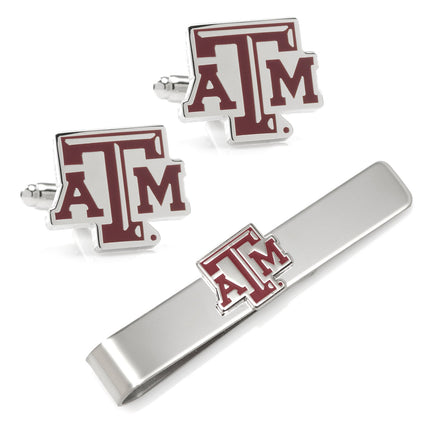 NCAA Texas A&M Aggies Cufflinks and Tie Bar Gift Set NCAA Tie Bar Gift Set - Paul Malone.com