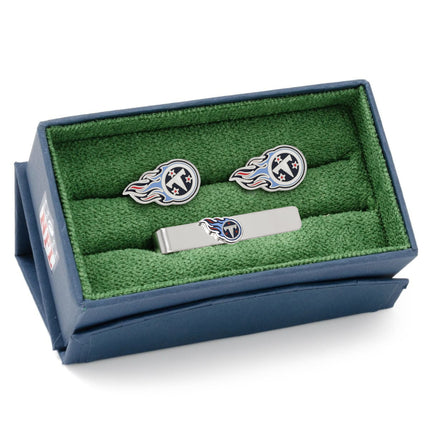 NFL Tennessee Titans Cufflinks and Tie Bar Gift Set NFL Tie Bar Gift Set - Paul Malone.com