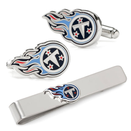 NFL Tennessee Titans Cufflinks and Tie Bar Gift Set NFL Tie Bar Gift Set - Paul Malone.com