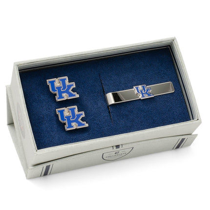 NCAA University of Kentucky Cufflinks and Tie Bar Gift Set NCAA Tie Bar Gift Set - Paul Malone.com