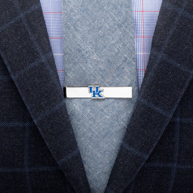 NCAA University of Kentucky Cufflinks and  Tie Bar Gift Set