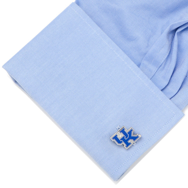 NCAA University of Kentucky Cufflinks and  Tie Bar Gift Set