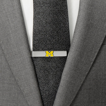 NCAA University of Michigan Cufflinks and Tie Bar Gift Set NCAA Tie Bar Gift Set - Paul Malone.com