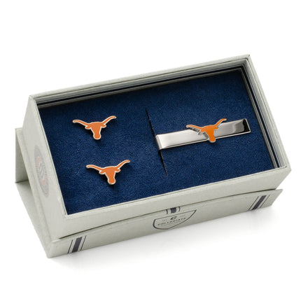 NCAA Texas Longhorns Cufflinks and Tie Bar Gift Set NCAA Tie Bar Gift Set - Paul Malone.com