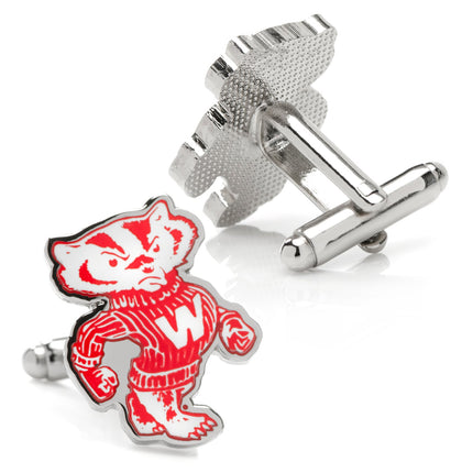 NCAA University of Wisconsin Badgers Throwback Cufflinks NCAA Cufflinks - Paul Malone.com
