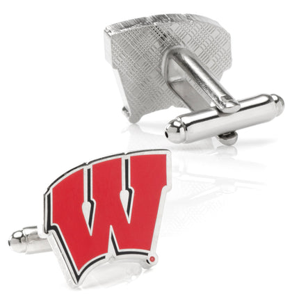 NCAA University of Wisconsin Badgers Cufflinks and Tie Bar Set NCAA Tie Bar Gift Set - Paul Malone.com