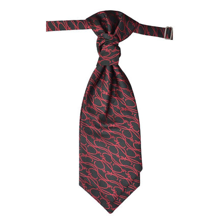 Black and Red Cravat Paul Malone Cravat - Paul Malone.com