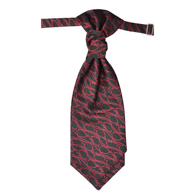 Black and Red Cravat Paul Malone Cravat - Paul Malone.com