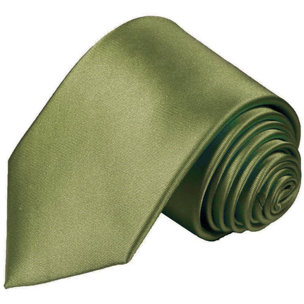 Solid Green Necktie and Pocket Square Paul Malone Ties - Paul Malone.com